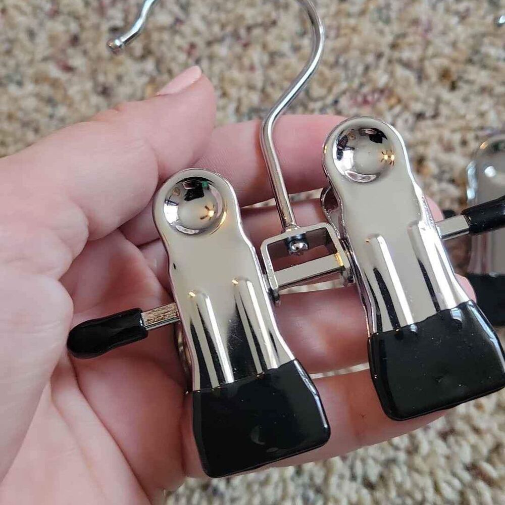 5 NEW Little Metal Clothing Hanger Hooks Hangers